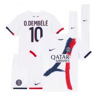 Paris Saint-Germain Ousmane Dembele #10 Bortadräkt Barn 2024-25 Kortärmad (+ Korta byxor)